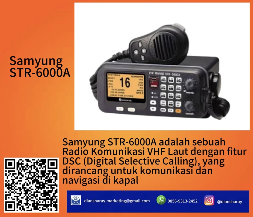 Samyung STR-6000A Radio VHF Marine